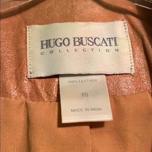 Leather Fall/Spring Jacket - Picture 2 of 5